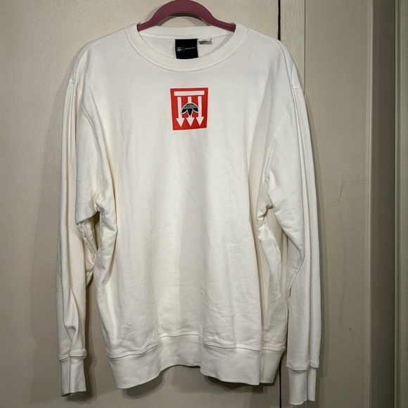 Alexander Wang Sweaters - ALEXANDER WANG x ADIDAS crew neck sweatshirt with red print on front & back Sz.M